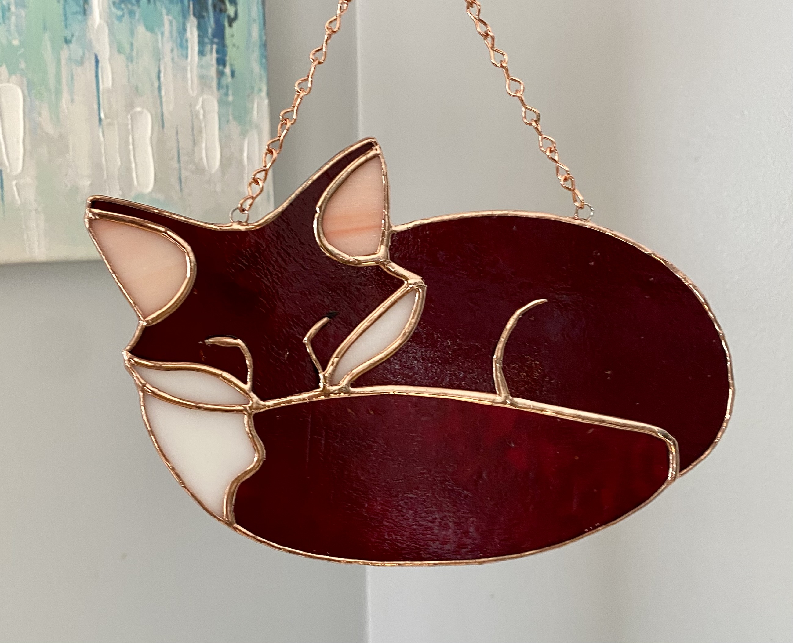 This Sleepy Fox is made with love by Uncaged Lioness Creations, LLC! Shop more unique gift ideas today with Spots Initiatives, the best way to support creators.