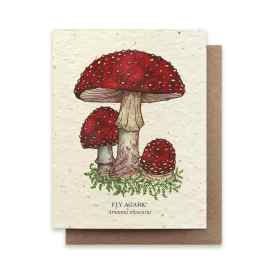 This Fly Agaric Mushroom Plantable Wildflower Card is made with love by The Herbal Oracle! Shop more unique gift ideas today with Spots Initiatives, the best way to support creators.