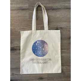 This Gemini zodiac tote is made with love by The Herbal Oracle! Shop more unique gift ideas today with Spots Initiatives, the best way to support creators.