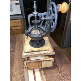 This Antique Coffee Grinders is made with love by PTSD Woodwork and Crafts! Shop more unique gift ideas today with Spots Initiatives, the best way to support creators.