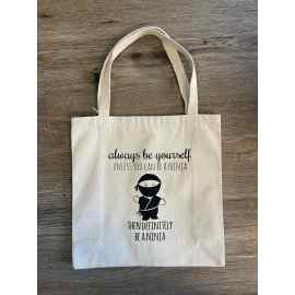 This Always be yourself tote is made with love by The Herbal Oracle! Shop more unique gift ideas today with Spots Initiatives, the best way to support creators.