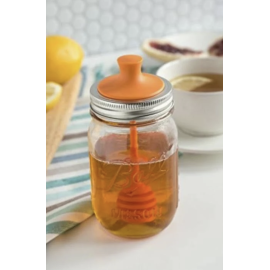 This Mason Jar W/ Silicone Honey Dipper is made with love by The Herbal Oracle! Shop more unique gift ideas today with Spots Initiatives, the best way to support creators.